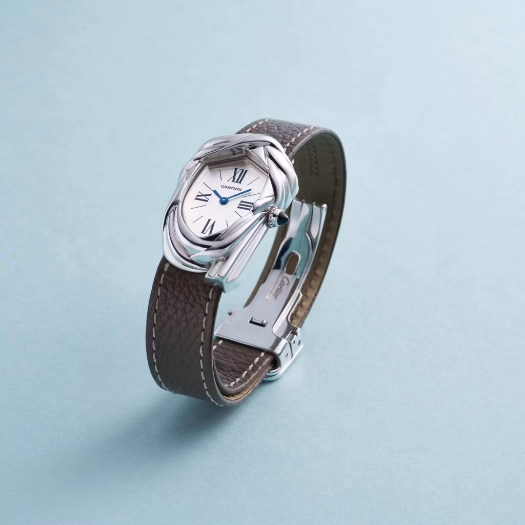 Auctions: Rare And Unique White Gold Cartier Wristwatch Fetches Record $3.4 Million At Hong Kong Auction
