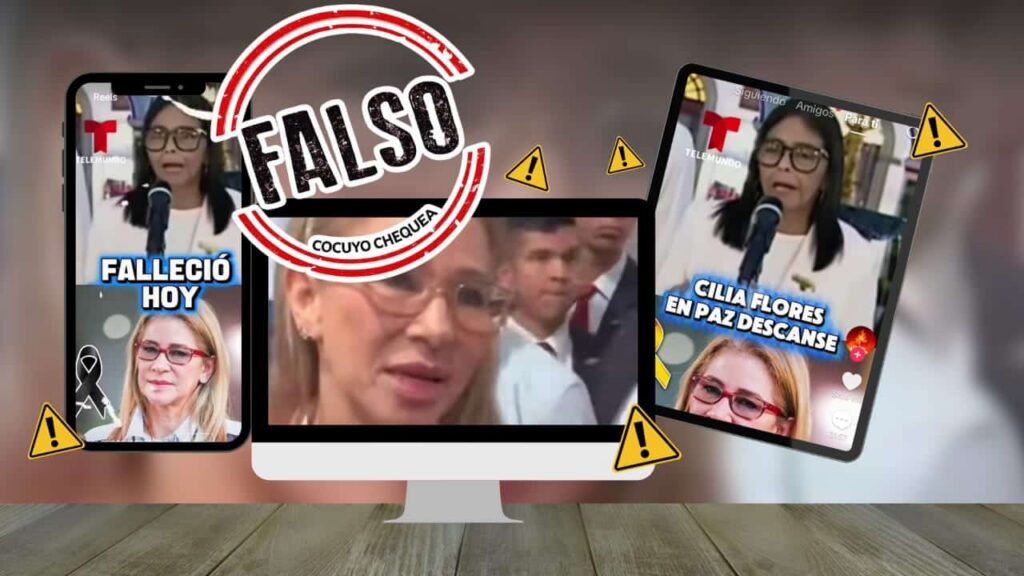 Audio atribuido a Delcy Rodríguez sobre la supuesta muerte de Cilia Flores fue generado con IA