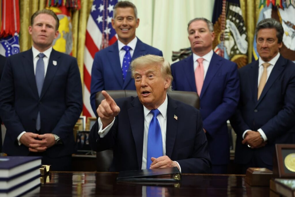Trump dice que Delcy Rodríguez quiere elecciones, pero cree que “Venezuela no está preparada”